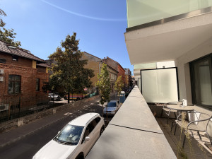 Modern 1-Bedroom Flat with Balcony on Corvin Promenade