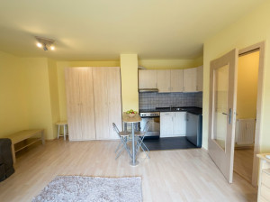 Bright Top-Floor Studio with Large Balcony