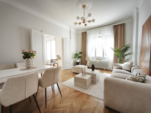 3-Bedroom Elegant Corner Apartment with Balcony
