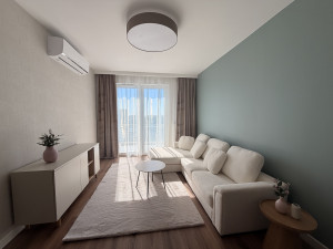 Modern 2-Bedroom Flat on Corvin Promenade with Panoramic View