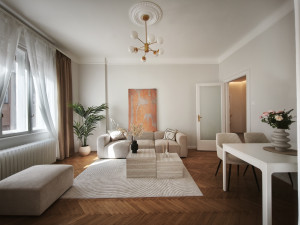 3-Bedroom Elegant Corner Apartment with Balcony