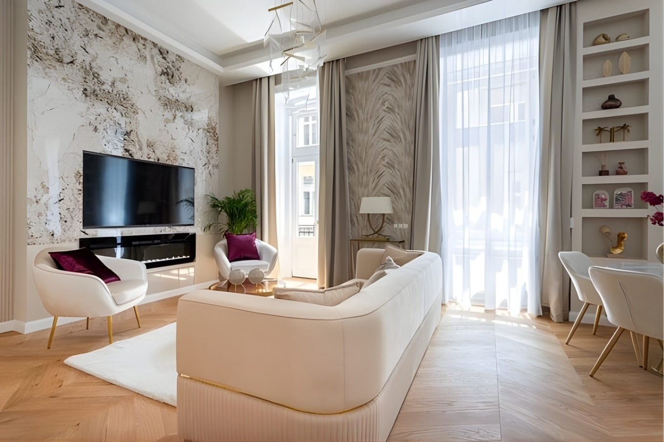 2-Bedroom Apartment with Balcony