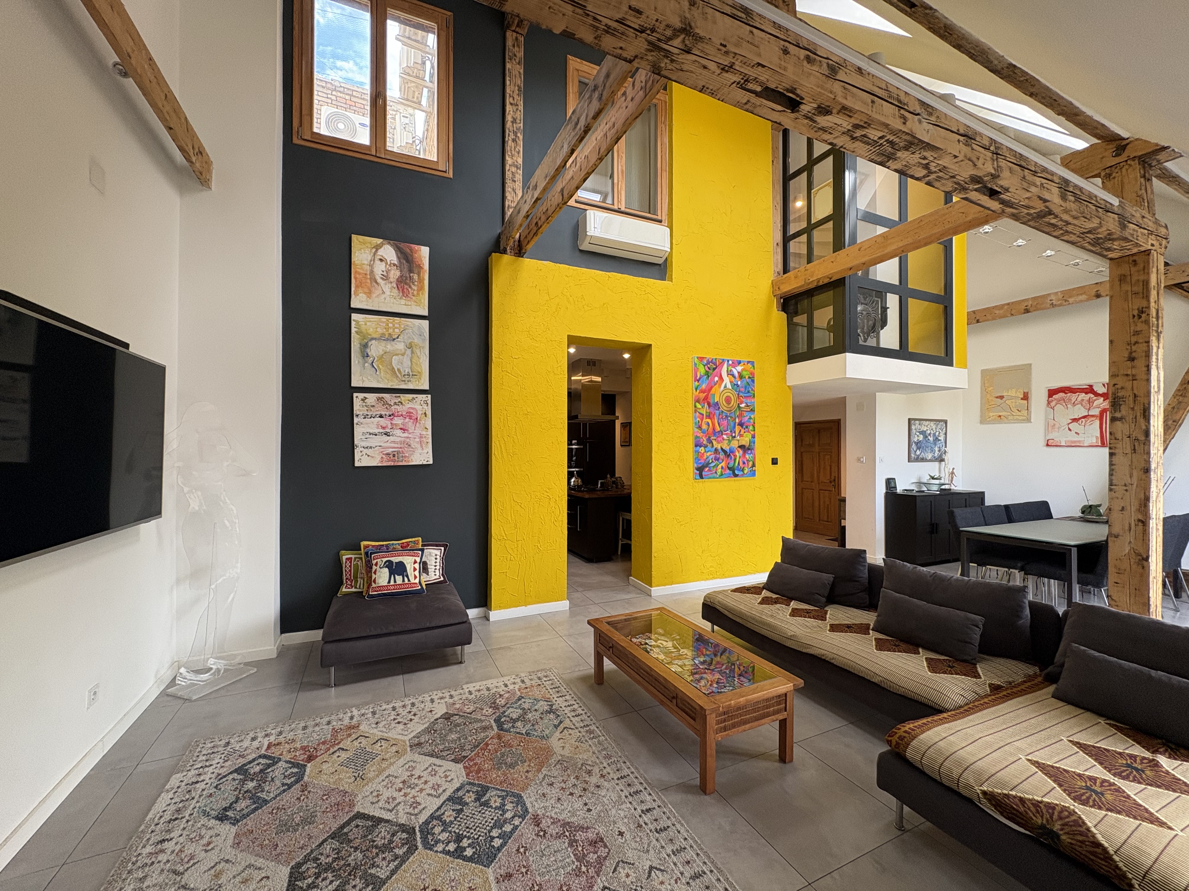 Elegant 3-Bedroom Duplex with Balcony & City Views.
